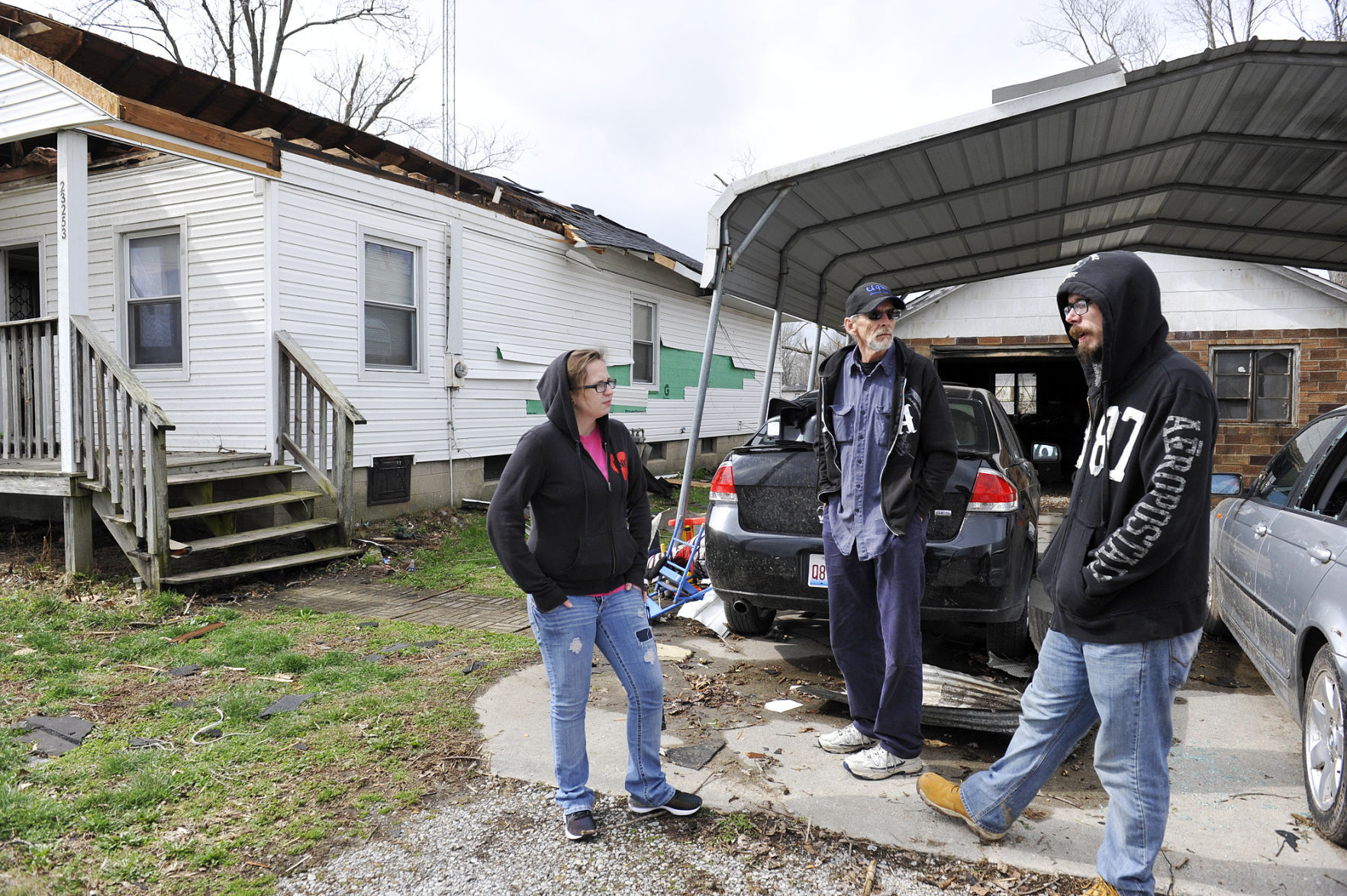 Elkville tornado damage